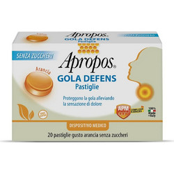 Apropos Gola Defens Καραμέλες για Πονόλαιμο Πορτοκάλι 20τμχ