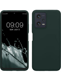 KW Θήκη Rubberized Back Cover Σιλικόνης για Xiaomi Redmi Note 12 5G / POCO X5 5G - Moss Green