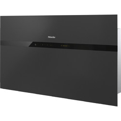 Miele DA 9298 W Screen blbo Απορροφητήρας Καμινάδα-Τζάκι 88cm Μαύρος