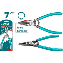 Ασφαλειοτσίμπιδο ίσιο TOTAL με Ελατήριο 7" / 180mm Επαγγελματικό (THTJ21801 )