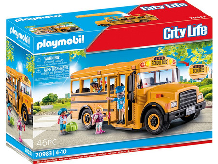Playmobil City Life Σχολικό Λεωφορείο με Μαθητές για 4-10 Ετών 70983