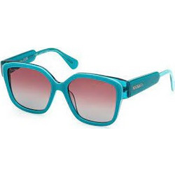 Max & CO co0075 98p Γυναικεία Γυαλιά Ηλίου Τετράγωνα Κοκάλινα Μπλε με Καφέ Degradee Φακό