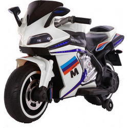 Cangaroo Moni Sport Ηλεκτροκίνητο Παιδικό Μηχανάκι 12V Άσπρο
