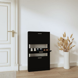 vidaXL Παπουτσοθήκη Ξύλινη Μ59xΠ17xΥ108cm 342528