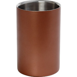 WINE COOLER ΑΝΟΞΕΙΔΩΤΟ ΔΙΠΛΟΤΟΙΧΟ ΧΑΛΚΙΝΟ ΜΑΤ-ΑΣΗΜΙ 1.45LT 12X18EK Espiel LMC109