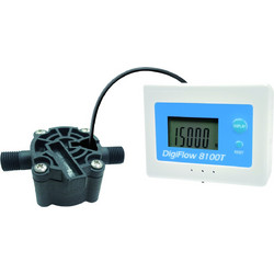 Μετρητής Ροής Νερού και Αλλαγής Φίλτρων DIGIFLOW 8100T Υδρομετρητής 1/4"