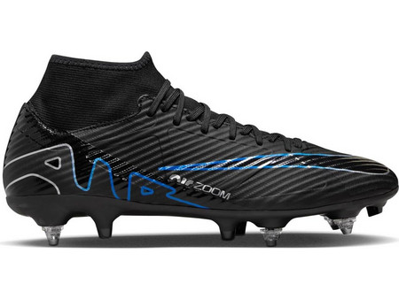 Nike Zoom Mercurial Superfly 9 Academy SG DJ5628-040 Ποδοσφαιρικά Παπούτσια με Τάπες και Καλτσάκι Μαύρα