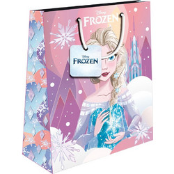 Σακούλα Δώρου Χάρτινη 18x11x23εκ Disney Frozen με Glitter Luna (563936)