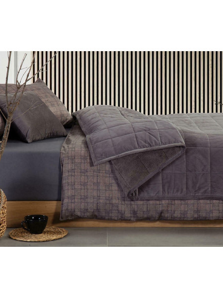 Κουβερλί Υπέρδιπλο Kotler 23 Anthracite Nef Nef 230x240 cm