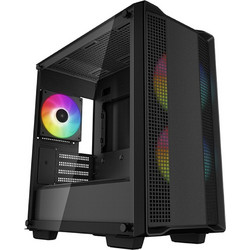 Deepcool CC360 ARGB Black Gaming Micro Tower Κουτί Υπολογιστή με Πλαϊνό Παράθυρο