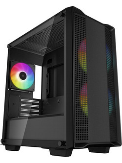 Deepcool CC360 ARGB Black Gaming Micro Tower Κουτί Υπολογιστή με Πλαϊνό Παράθυρο