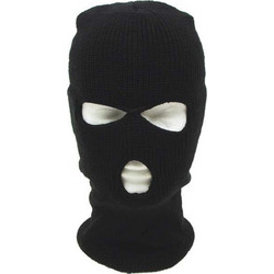 A&K 2509 Σκούφος Full Face 2 Οπές One Size Μαύρο