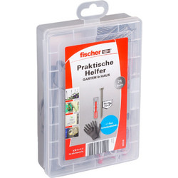 Fischer 553339 βιδωτό άγκιστρο & βύσμα τοίχου 40 τεμάχια Σετ βιδών & βυσμάτων τοίχου