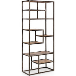Bizzotto Elmer Βιβλιοθήκη 70x35x170cm 0746317