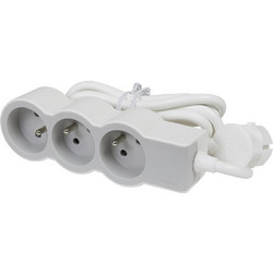 Legrand Przedluzacz standard 3x2PZ 3m bialoszary