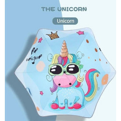 ΟΜΠΡΕΛΑ ΒΡΟΧΗΣ ΜΠΑΣΤΟΥΝΙ ΠΑΙΔΙΚΗ UNICORN LUX02 Σιελ
