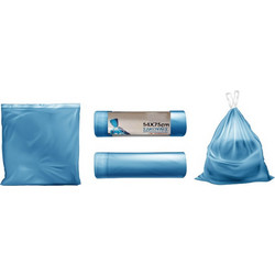 Σακούλες Απορριμάτων Αρωματικές με Κορδόνι 54x75cm 10τμχ - Plastic bags 10pcs