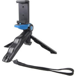 Portable Hand Grip / Mini Tripod Stand Steadicam Curve with Straight Clip for GoPro HERO 4 / 3 / 3+ / SJ4000 / SJ5000 / SJ6000 Sports DV / Digital Camera / iPhone , Galaxy and other Mobile Phone(Blue)