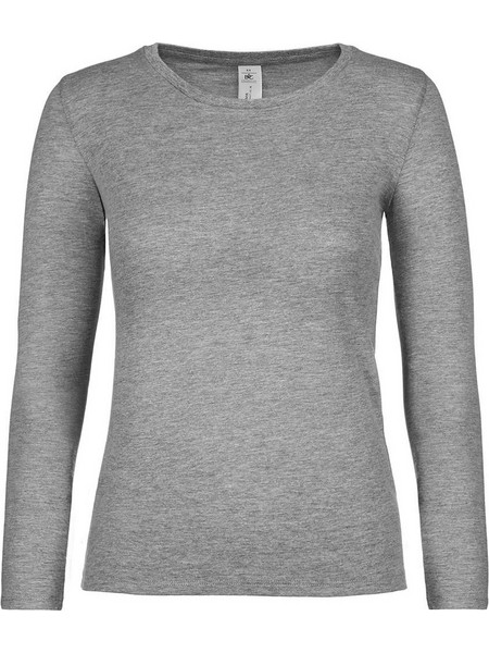 Γυναικείο Μακρυμάνικο T-Shirt TW06T B & C Sport Grey