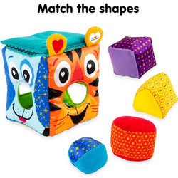 Lamaze Κύβος Puzzle Ζωάκια 6+ Μηνών