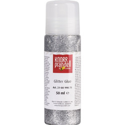 Knorr Prandell - Glitter Glue, Silver-Coloured 50ml 8099-071