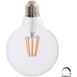 ΛΑΜΠΤΗΡΑΣ GLOBO LED FILAMENT 8W E27 3000K ΔΙΑΦΑΝΟΣ DIMMABLE FB94050.01