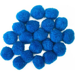 POM-POM 20mm ΜΠΛΕ 20ΤΕΜ