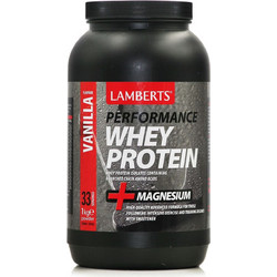 Lamberts Performance Whey +Magnesium Vanilla Πρωτεΐνη Ορού Γάλακτος Γράμμωσης 1kg