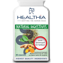 Healthia Natural Digestives 90 Κάψουλες