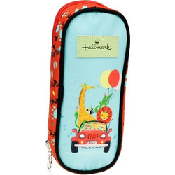 Hallmark Animals Κασετίνα με 2 Θήκες Μπλε Κόκκινη 333-22141