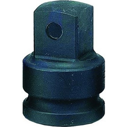 Force 80946MPP - Αντάπτορ μαύρος για καρυδάκια 1/2"(Θ) - 3/4"(Α)