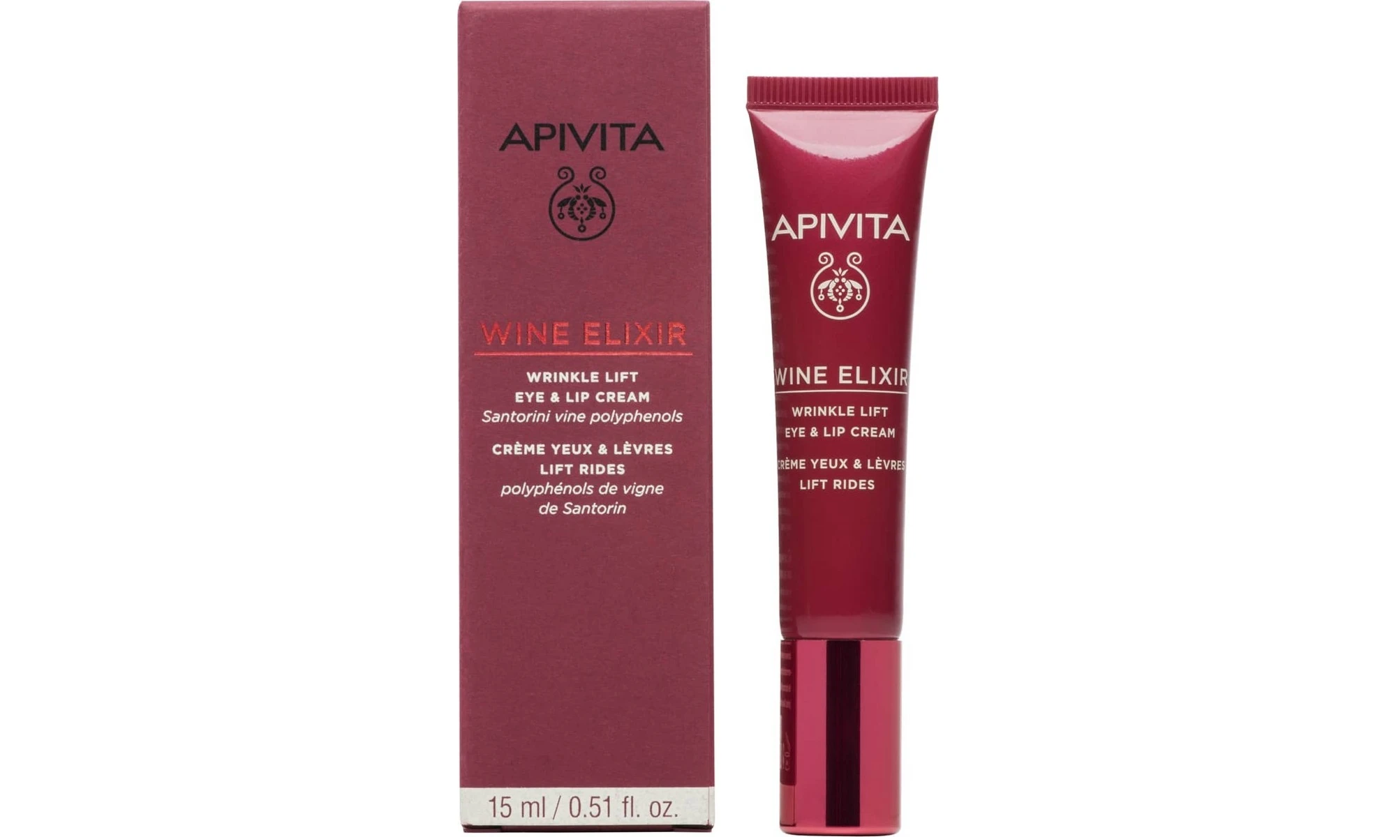 Apivita Wine Elixir Eye & Lip Cream 15ml BestPrice.gr