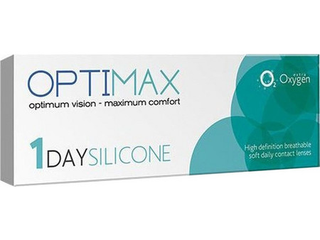 Optimax 1Day Silicone Ημερήσιοι Φακοί Επαφής Σιλικόνης Υδρογέλης 30τμχ