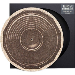 Simply Analog Cork Turntable Platter Mat (Speaker Printed)