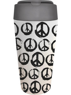 Κούπα Travel Mug bioloco plant deluxe cup - peace 420 ml (PLA)