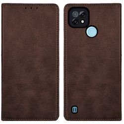 Sonique Vintage Magnet Θήκη Πορτοφόλι Καφέ (Realme C21)