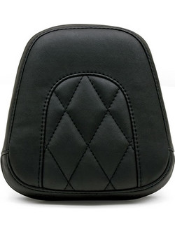 Mustang, Vintage sissy bar back pad. Black Diamond
