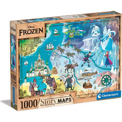 Puzzle Clementoni Disney Maps Frozen 1000 Κομμάτια