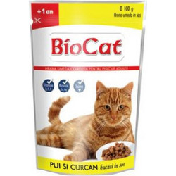 BioCat Adult with Chicken in Gravy 100gr