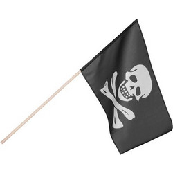Boland Αποκριάτικη Σημαία Χειρός Classic Pirates 45x30εκ - 374163