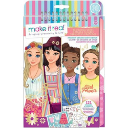 Make It Real Ζωγραφικη Fashion Design Sketchbook Blooming Vibes - 3209