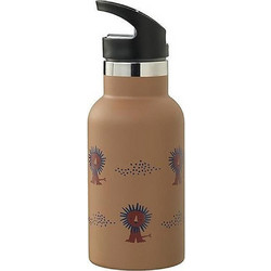 Fresk Lion Παιδικό Μπουκάλι Θερμός Ανοξείδωτο BPA Free με Καλαμάκι Πολύχρωμο 350ml