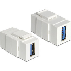POWERTECH USB 3.0 adapter CAB-N152 για patch panel, λευκό CAB-N152