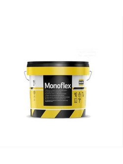Bauer Monoflex Ελαστομερές Επαλειφόμενο Ακρυλικό Στεγανωτικό Ταράτσας Λευκό 9lt