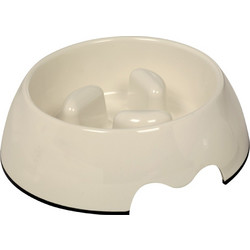 Αντιλαιμαργικό Μπολ για Σκύλους Nobby Anti-gulping bowl L 22x7,5cm 750ml Μπεζ