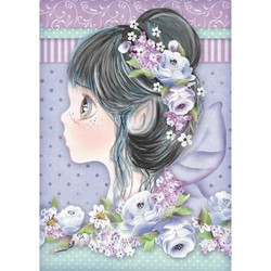 ΡΙΖΟΧΑΡΤΟ DECOUPAGE A4 FATINA LILLA 4411