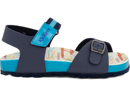 Kickers Παιδικά Πέδιλα για Αγόρι Ανατομικά Navy Μπλε 894911-30-102