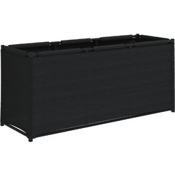 Κουτί Αποθήκευσης Μαύρο 105 x 34,5 x 45 εκ. Υφασμάτινο