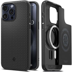 Spigen Mag Armor Mag MagSafe Back Cover Matte Black (iPhone 15 Pro)