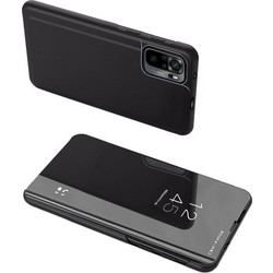 Clear View Case cover for Xiaomi 13 Pro cover with a flap black